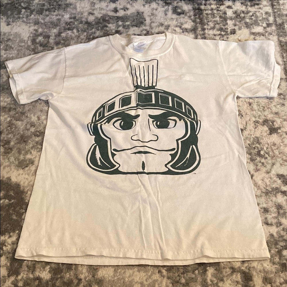 White Michigan State Spartans T-Shirt